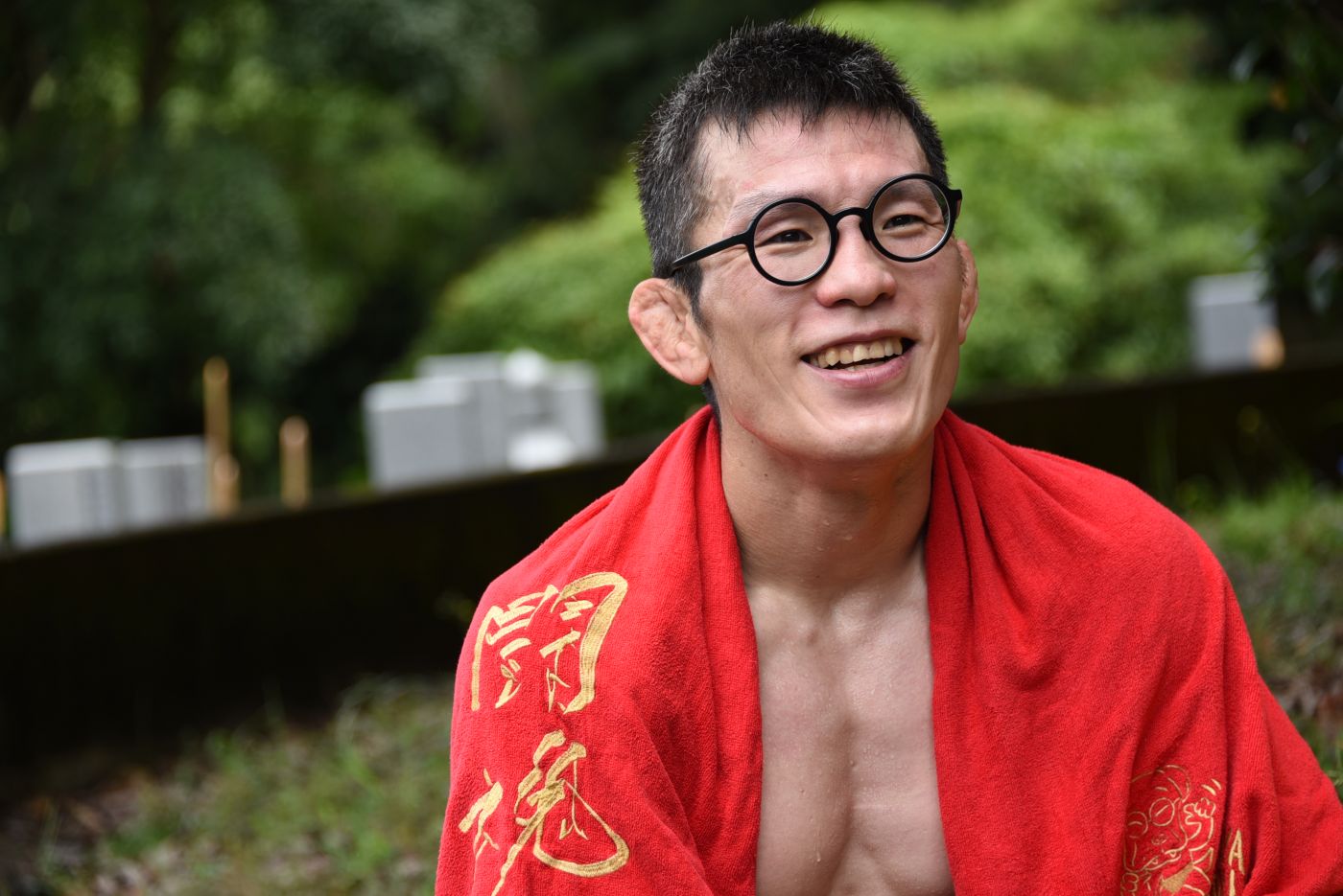 写真・画像】青木真也、故郷の地で見つめる43歳の自分「RIZINでの世界