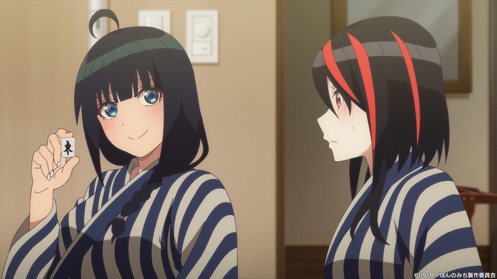 写真・画像】アニメ「ぽんのみち」6話、なしこたちが麻雀合宿！風呂