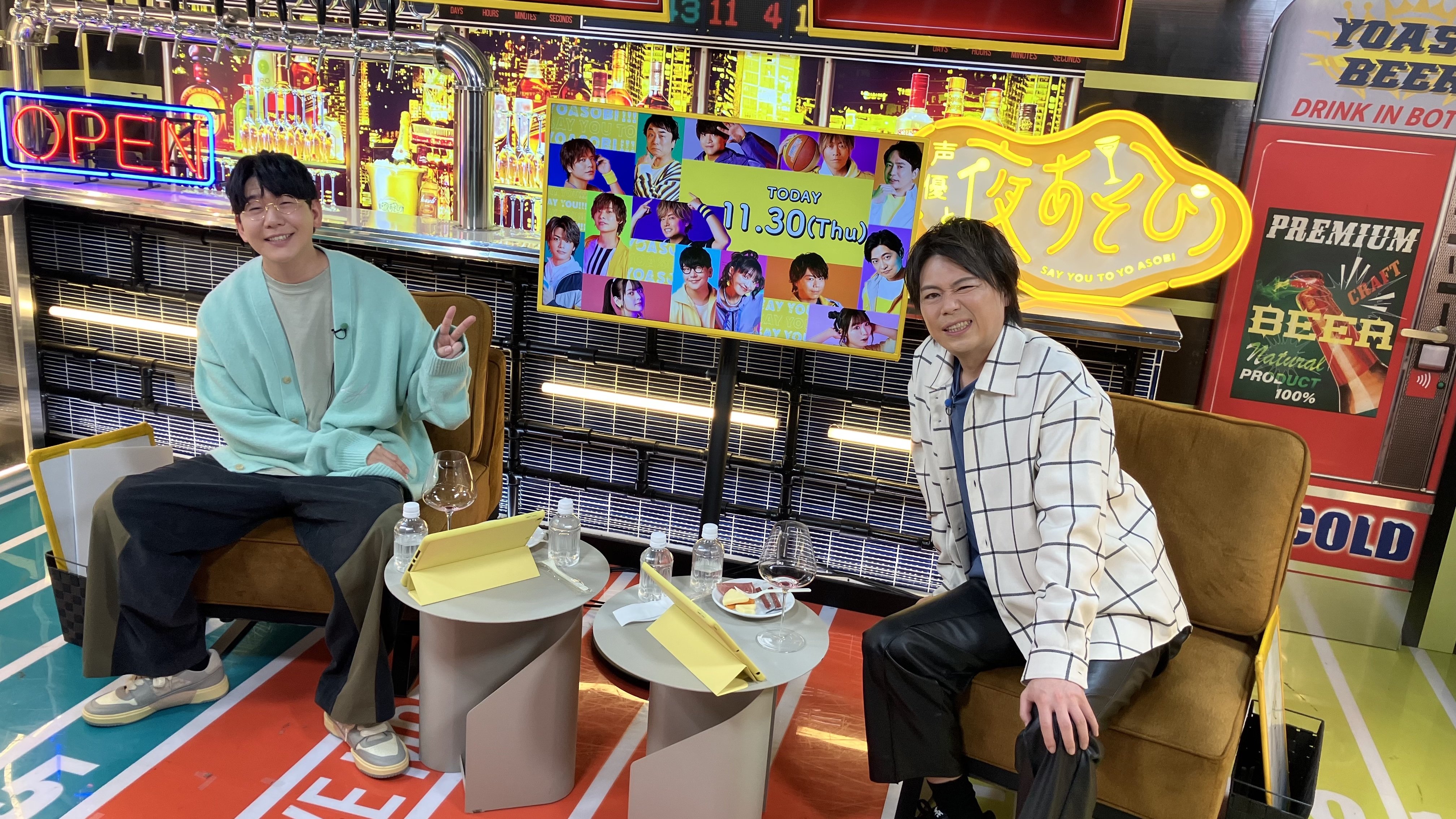写真・画像】浪川大輔＆花江夏樹、大人な“ワイングッズ”世界のトリコに