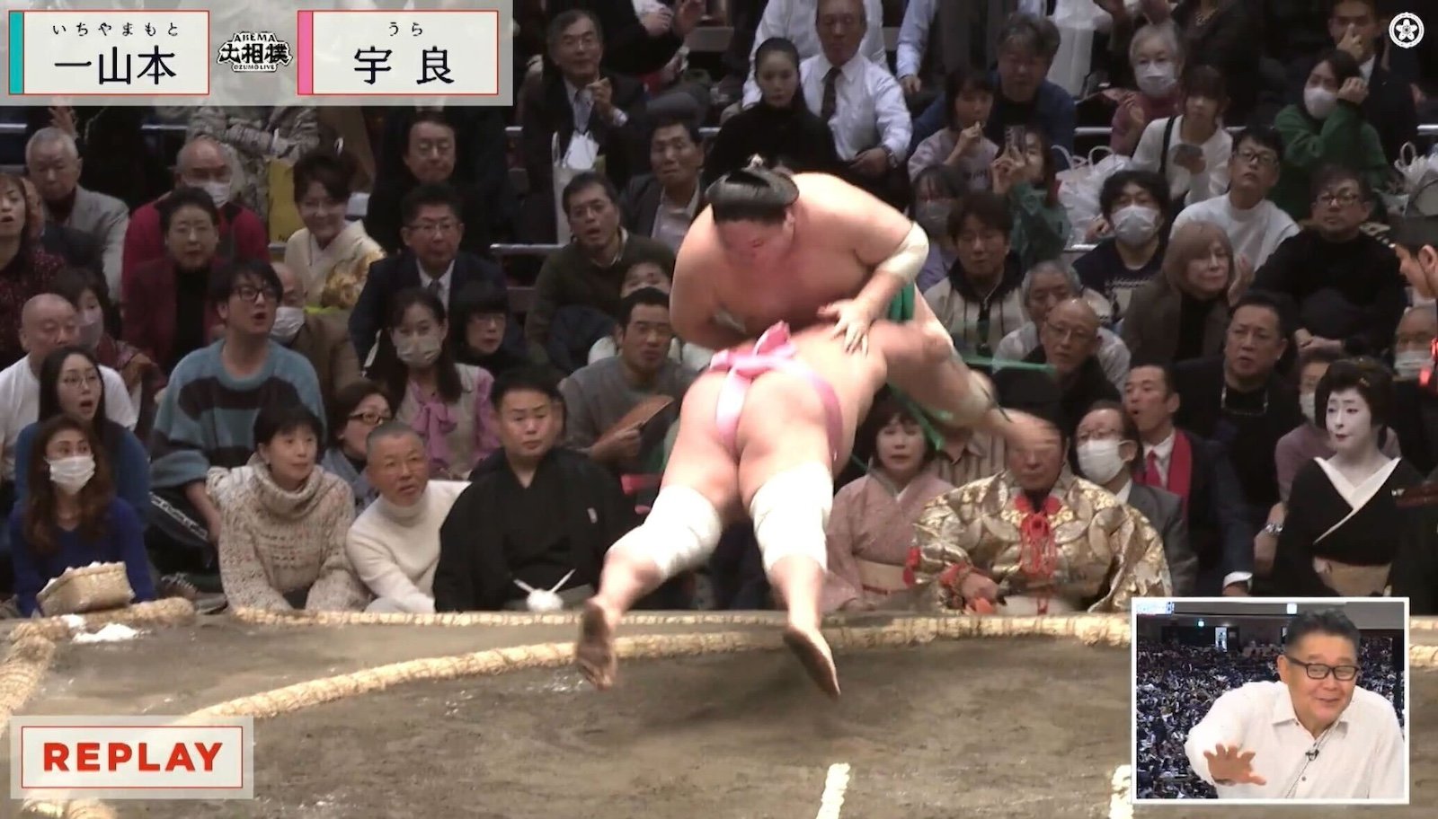 相撲 頭 突き