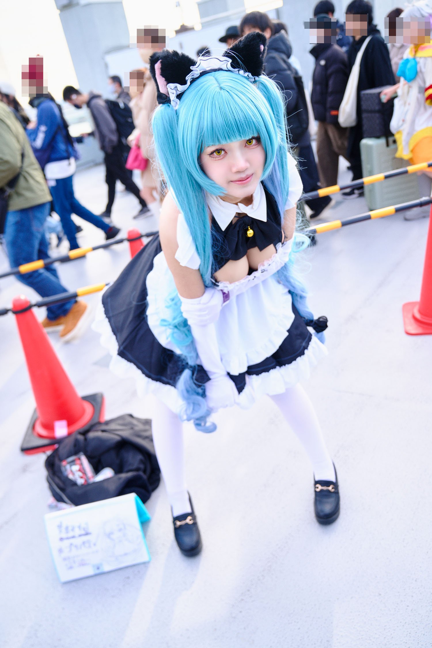 プリバティ アンカインドメイド コスプレ セット済みウィッグ+靴付き