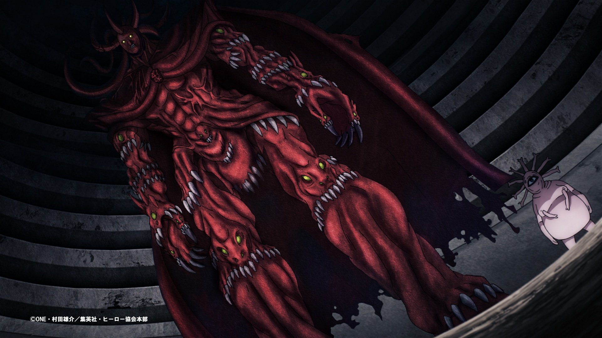 写真・画像】ガロウに次々と襲い掛かる怪人たち…アニメ『ワンパンマン