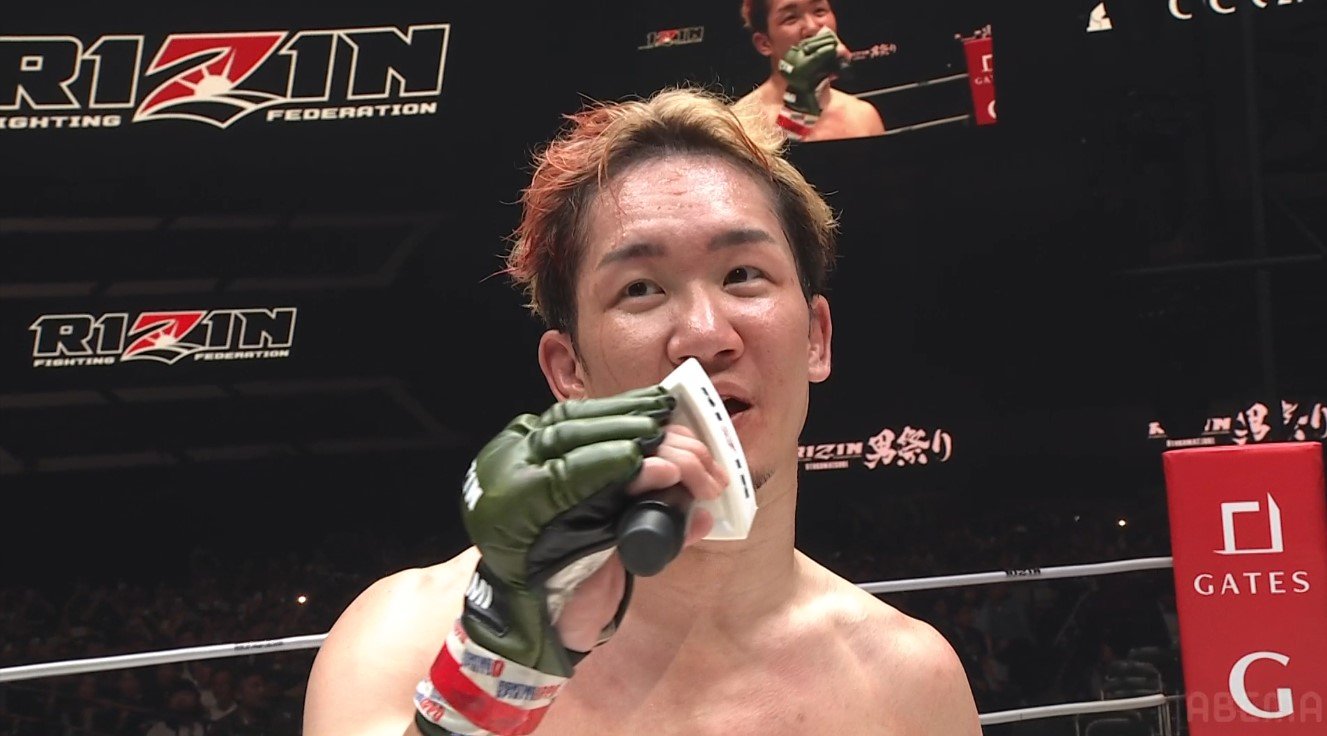 UFC Adrenaline by Venum 朝倉未来　那須川天心 写真：【RISE】那須川天心 “セコンド” 朝倉未来に感謝「的確で