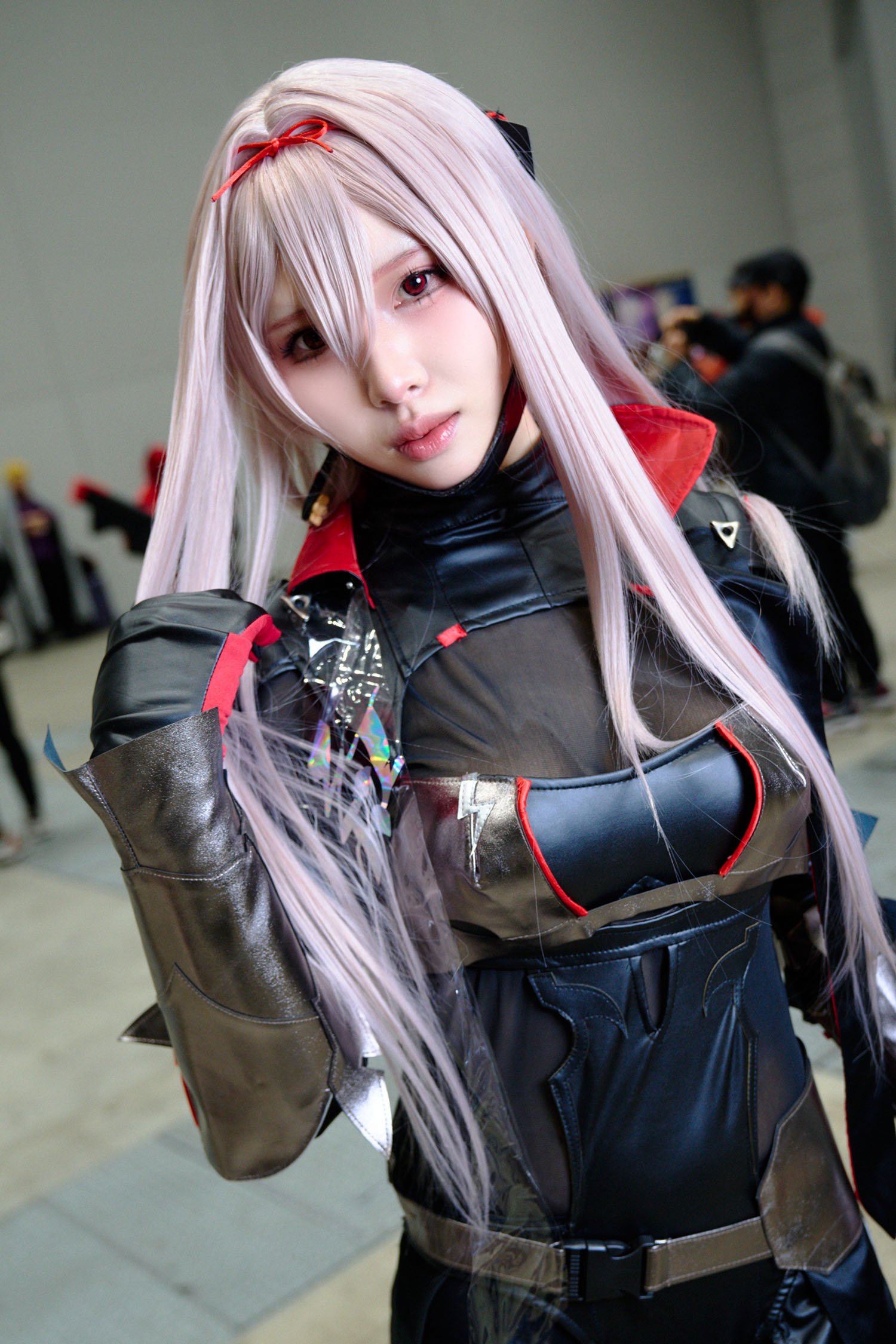 写真・画像】『NIKKE』黒紅蓮コスプレの決め手は「下まつ毛を意識して