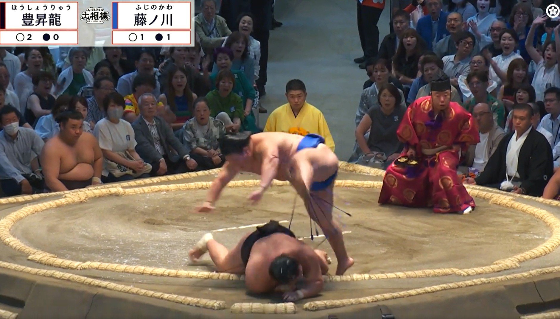 写真・画像】「え、睨んでる？」横綱・豊昇龍、敗れた直後の“表情“に