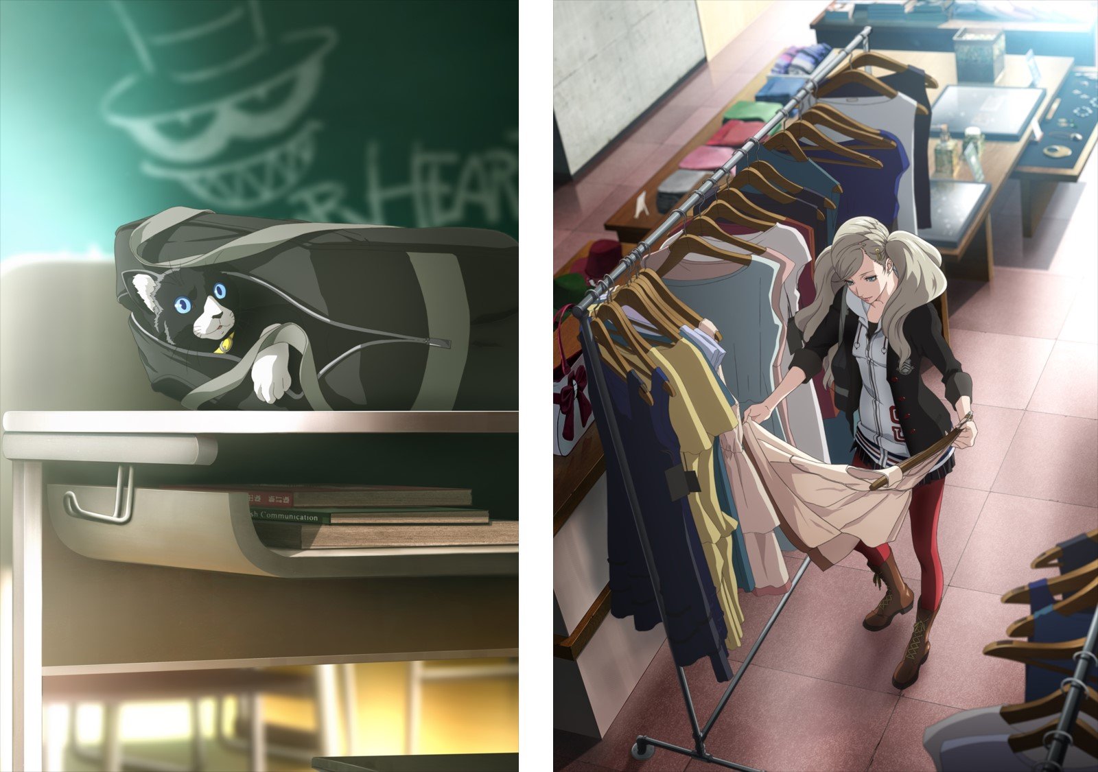 写真・画像】TVアニメ「ペルソナ5」モルガナ＆杏絵柄の第一弾キー
